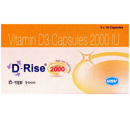d rise 2000 softgel capsule 10's